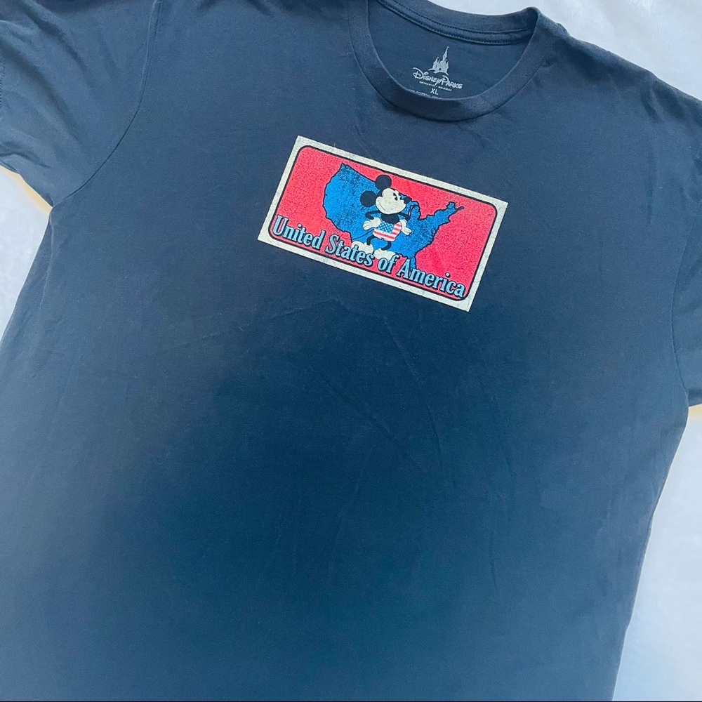 Disney Parks Disney Epcot World Showcase USA Shirt XL